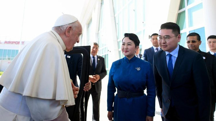 El Papa concluyó su Viaje apostólico a Mongolia