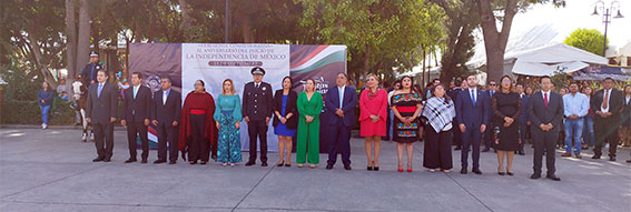 Ceremonia conmemorativa al CCXIII aniversario