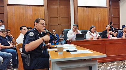 Sergio Fernández, compareció ante regidores