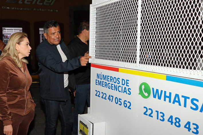 Con unidad móvil de vigilancia, refuerzan la seguridad