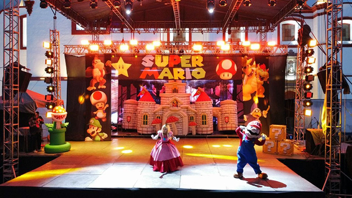 El Show de Súper Mario llegó para divertir a los pequeños