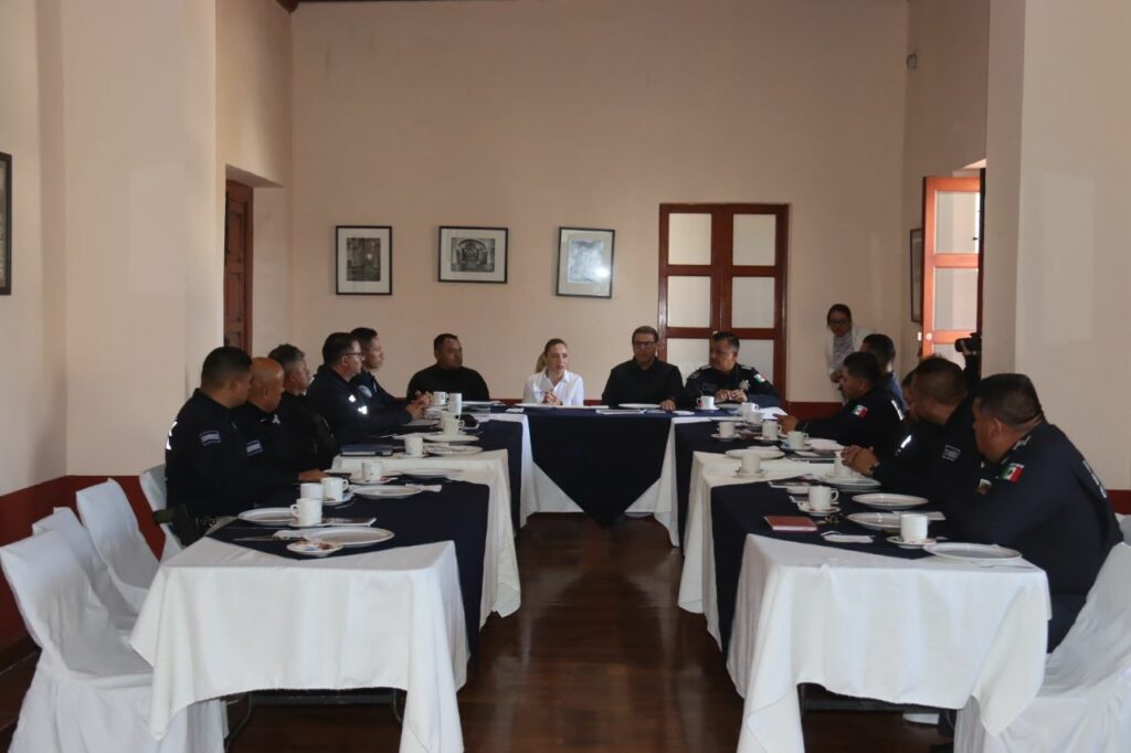 Mesa Metropolitana de Seguridad en San Pedro Cholula