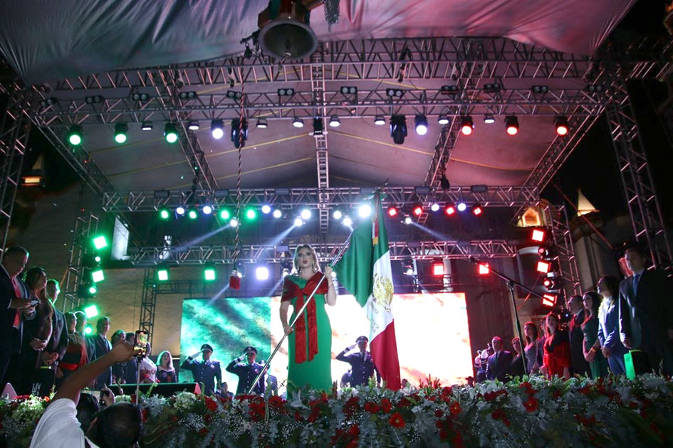 Paola Angon recordó el Grito de Independencia