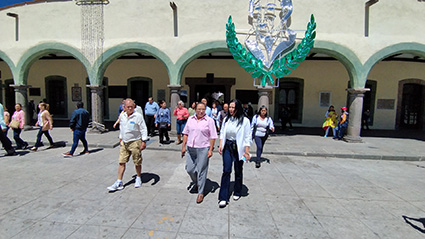 Participaron en simulacro de un terremoto de 7.1 grados