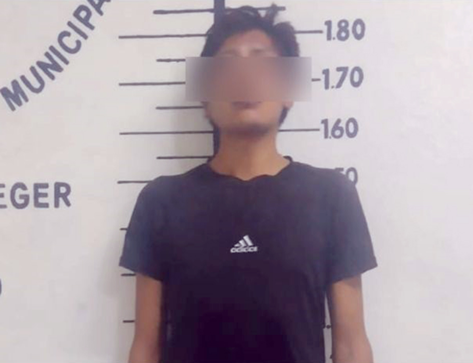 En Mixquitla goleaba a su pareja, quedó detenido