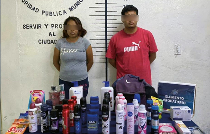 Presuntos “farderos” detuvo la municipal