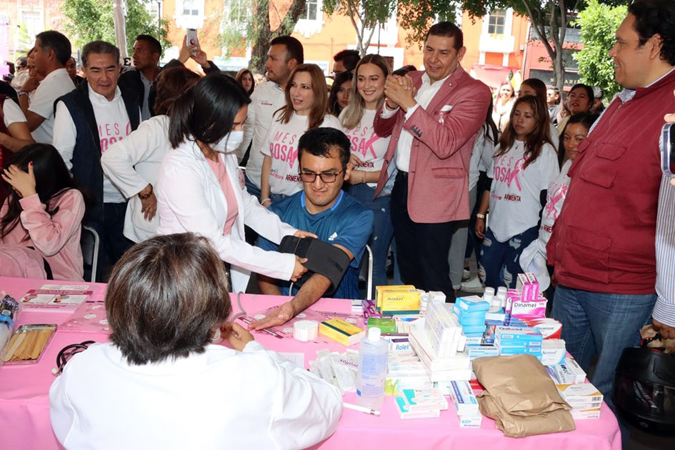 Armenta promueve agenda de Sheinbaum y AMLO con el maratón 4t