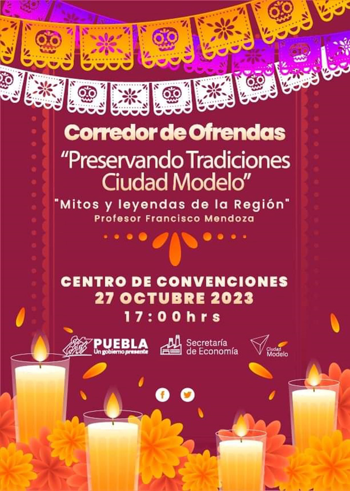 Para preservar tradiciones, Ciudad Modelo instalará corredor de ofrendas