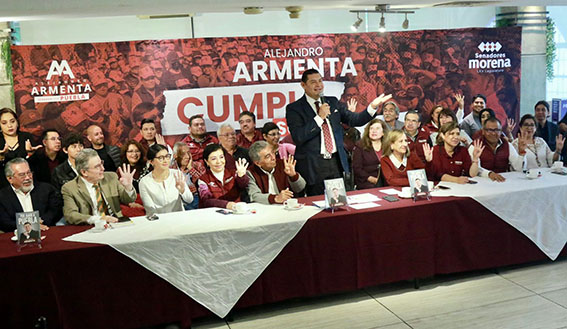 Sin simulaciones cumplimos las tareas de la coordinadora y fortalecemos la unidad: Armenta