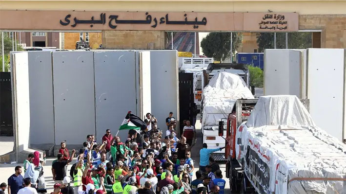 Abre el paso de Rafah para entrega de ayuda humanitaria en la Franja de Gaza