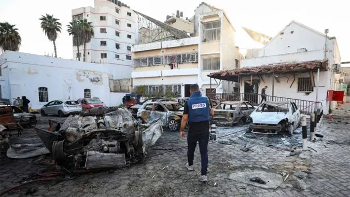 Israel publica “pruebas” de que Yihad Islámica bombardeó hospital en Gaza