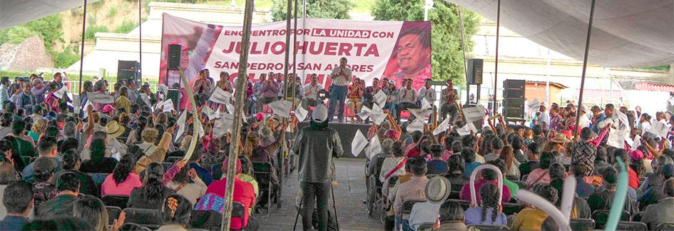 La apuesta debe ser la unidad a favor de la gobernabilidad de Puebla: Julio Huerta