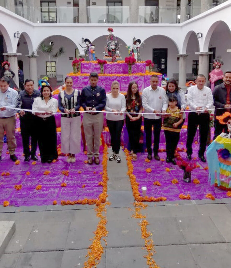 Presente San Pedro Cholula en el Corredor Metropolitano de Ofrendas