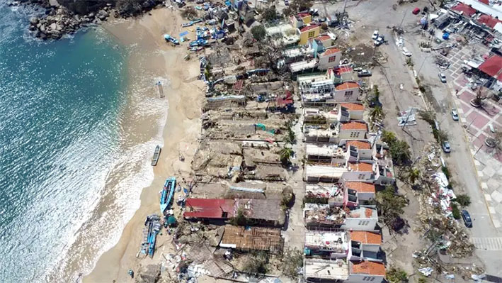 Ajustan a 48 cifra de muertos y a 6 la de desaparecidos en Guerrero por huracán Otis