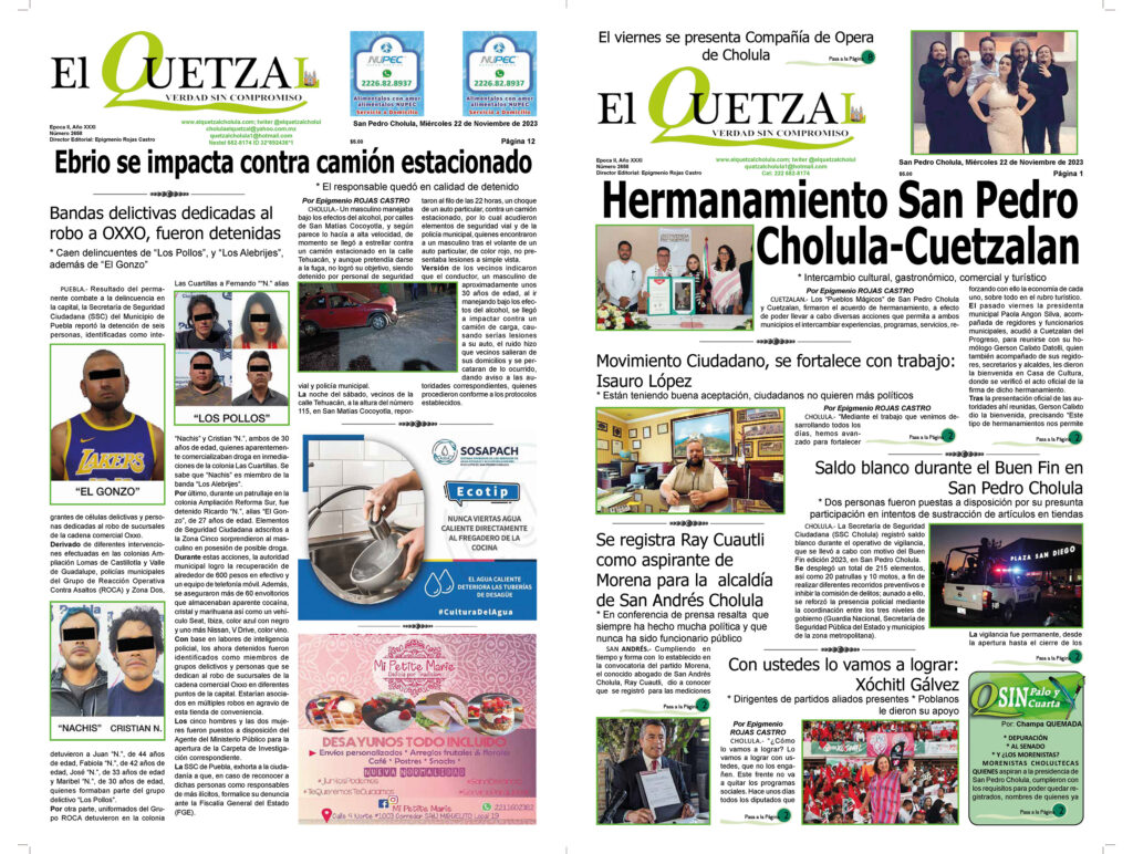 Nuestra Portada, Edición 2658, 22 Noviembre 2026