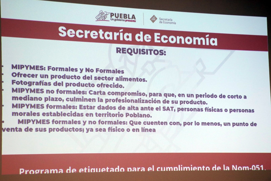 Emite gobierno estatal convocatoria para que productos alimenticios cumplan norma de calidad