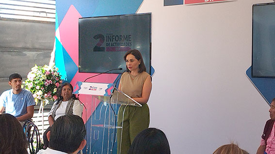 Gaby Bonilla, reconoce labora de María De la Barreda