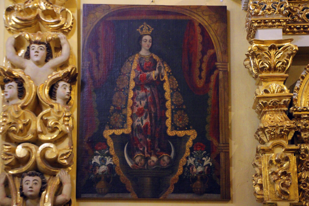 Entrega gobierno estatal restauración de lienzos del templo de San Francisco Acatepec
