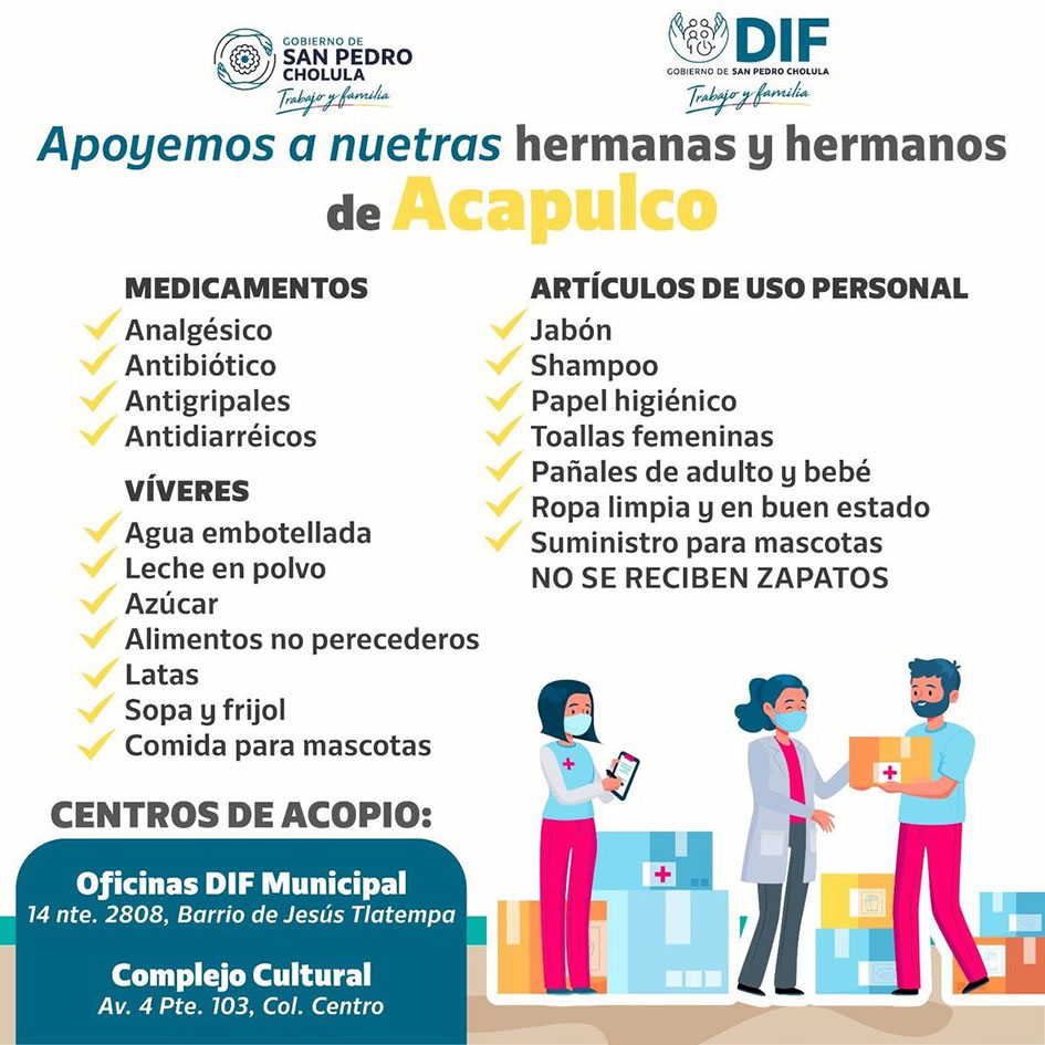Centro Acopio «Ayuda para Acapulco»