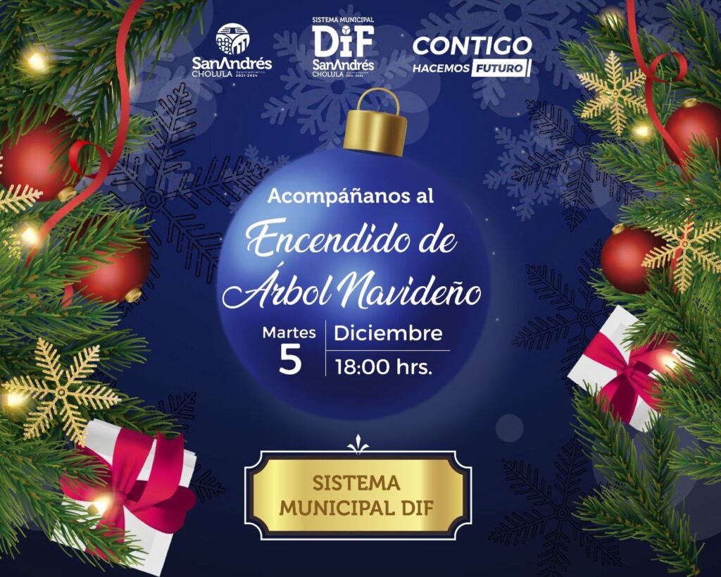 Encendido de Árbol Navideño, DIF