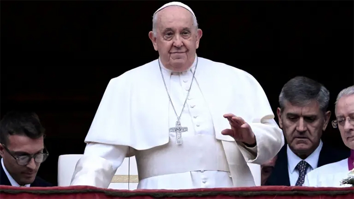 Mensaje de navidad: Papa pide el fin de guerra en Gaza