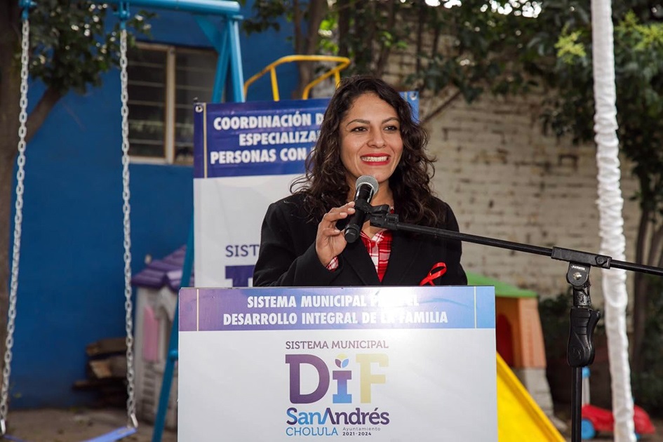 Lupita Cuautle encabeza jornada de salud contra el VIH