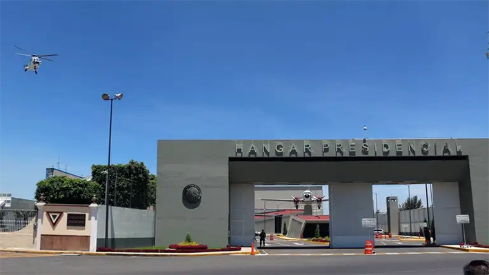 Gobierno de México entrega a SEDENA el hangar presidencial del AICM