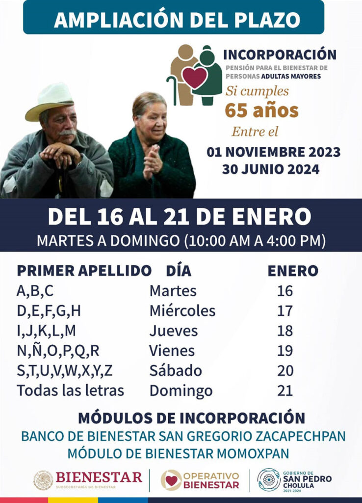 Ampliación del Plazo