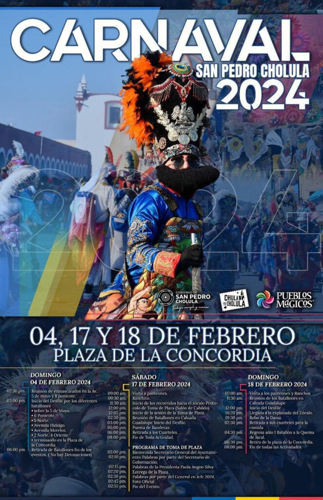 Carnaval San Pedro Cholula 2024