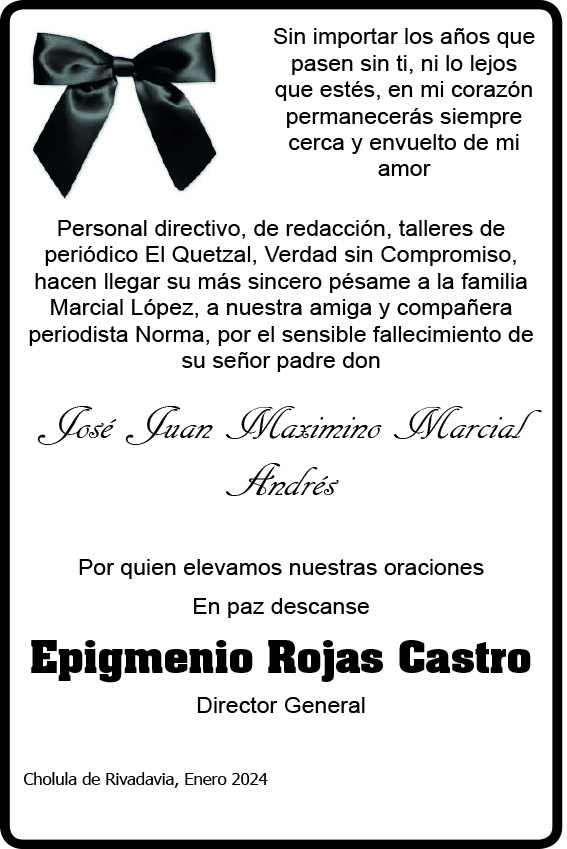 En paz descanse