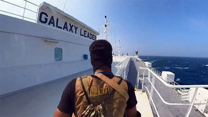 Mexicanos en barco secuestrado por hutíes de Yemen, en buen estado de salud: SRE