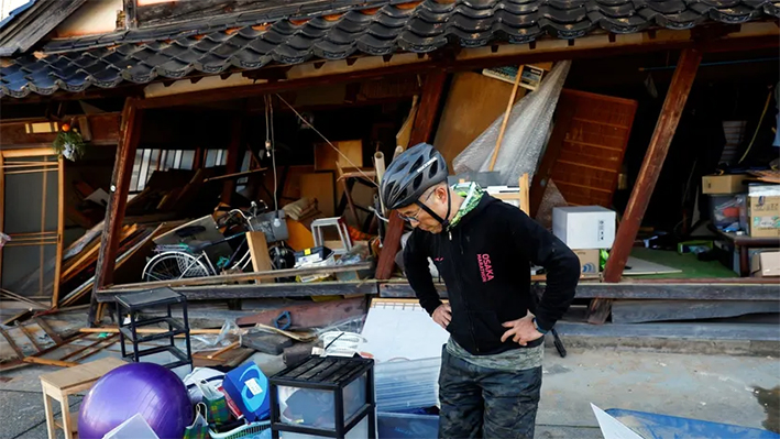 Nuevo sismo de 5.5 sacude Japón tras terremoto del 1 de enero