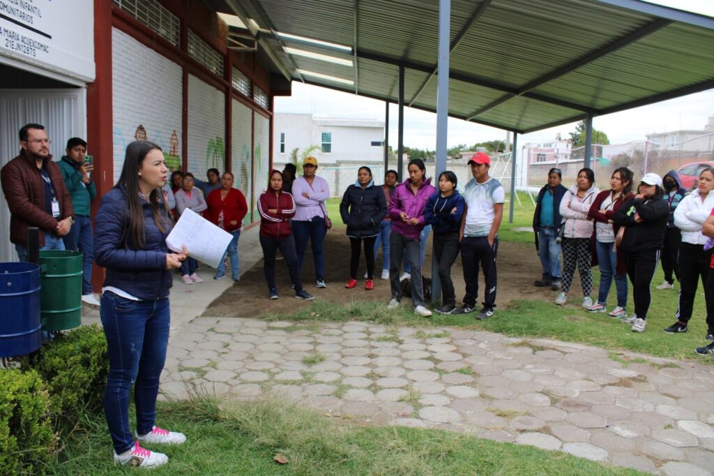 Juntos dignificamos los espacios educativos: María De la Barreda