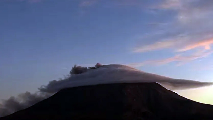 Volcán Popocatépetl, con intensa actividad en últimas horas