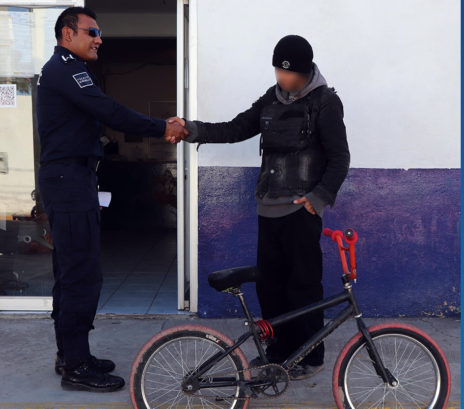 Municipales recuperaron una bicicleta robada