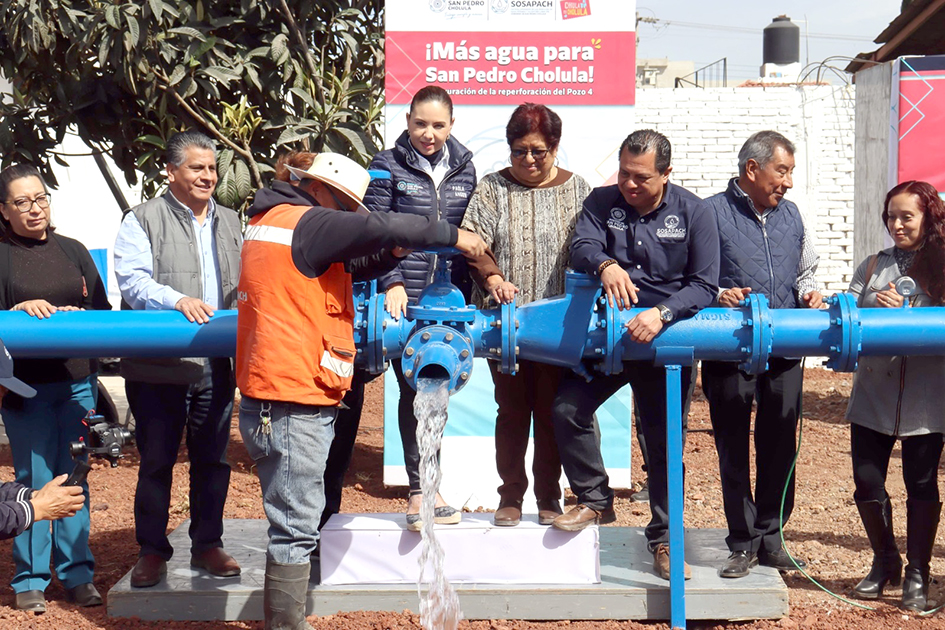 Pozo 4, dará 30 Lts/seg: Paola Angon