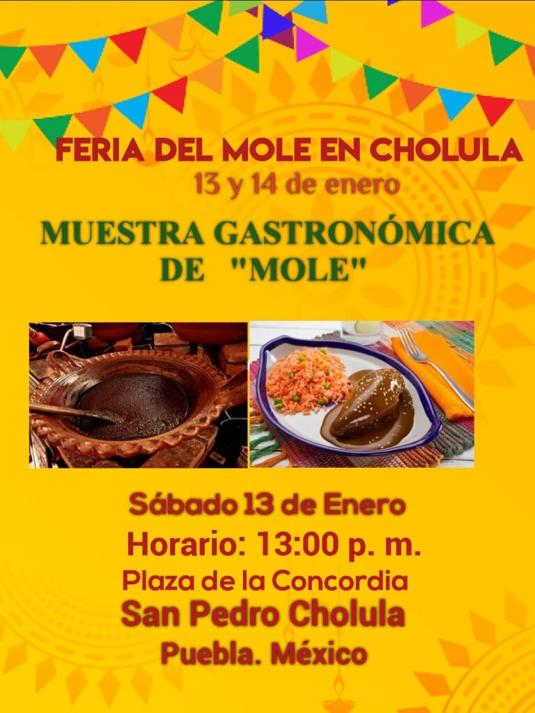 Feria del Mole, en Cholula