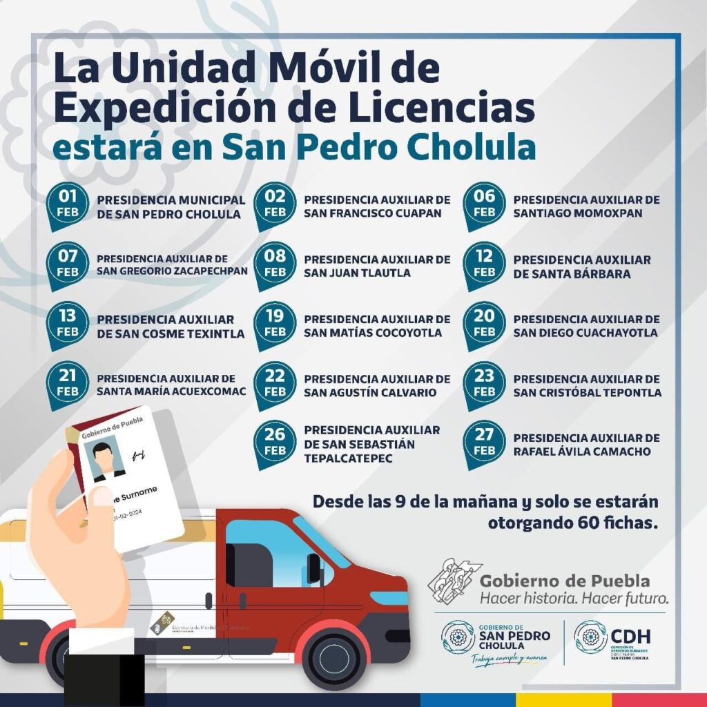 Obten tú licencia para manejar, mañana módulo en La Concordia