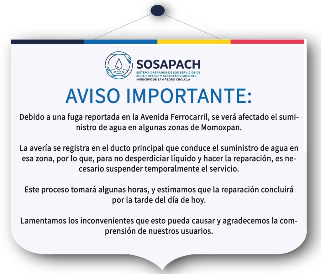 AVISA SOSAPACH