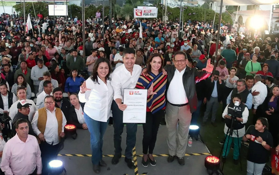 Lalo Rivera candidato oficial de PSI a la gubernatura de Puebla