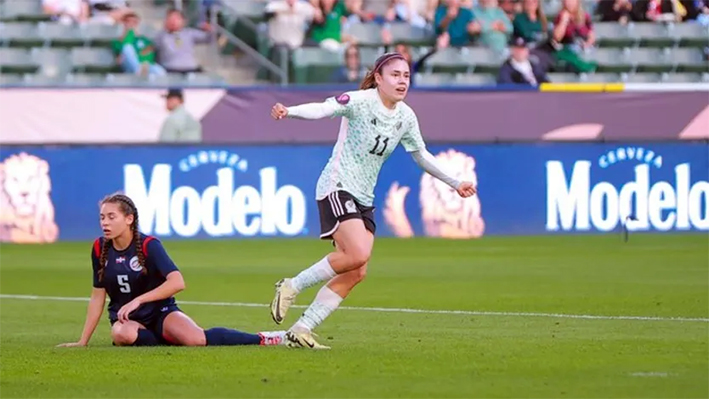 Chicas súper-poderosas: mexicanas golean 8-0 a República Dominicana en la Copa Oro