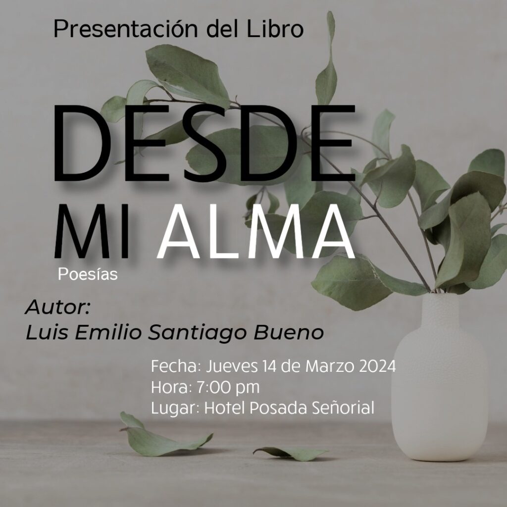 Desde mi Alma, libro de Emilio Santiago Bueno