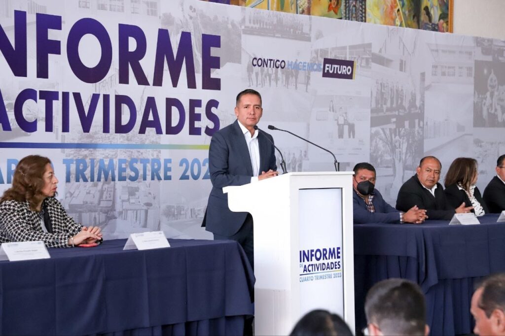 Mundo Tlatehui, rinde su informe trimestral