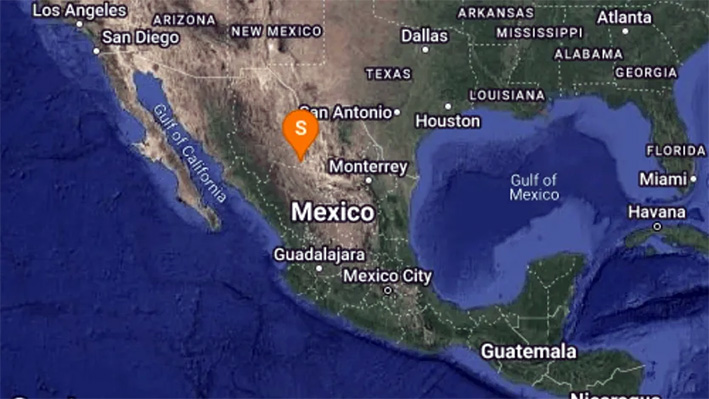 Se registra sismo de magnitud 4.3 en Jiménez, Chihuahua