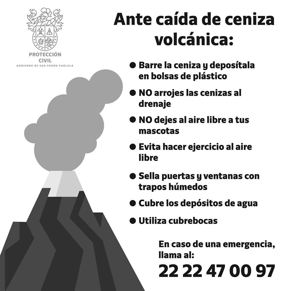 Medidas por Caída de Ceniza