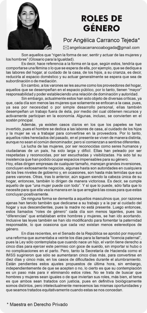 Roles de Género