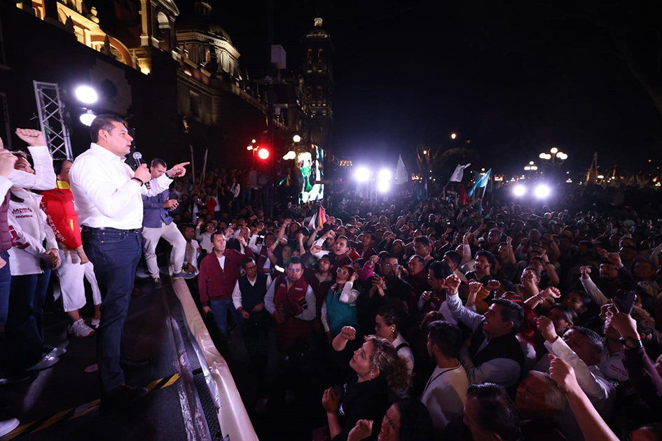 Alejandro Armenta y Pepe Chedraui inician campaña desde el corazón de Puebla