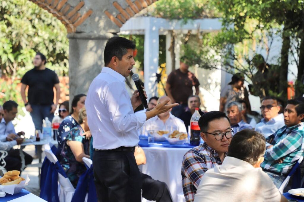 Tepeaca recibe a Lalo Rivera previo al inicio de campaña