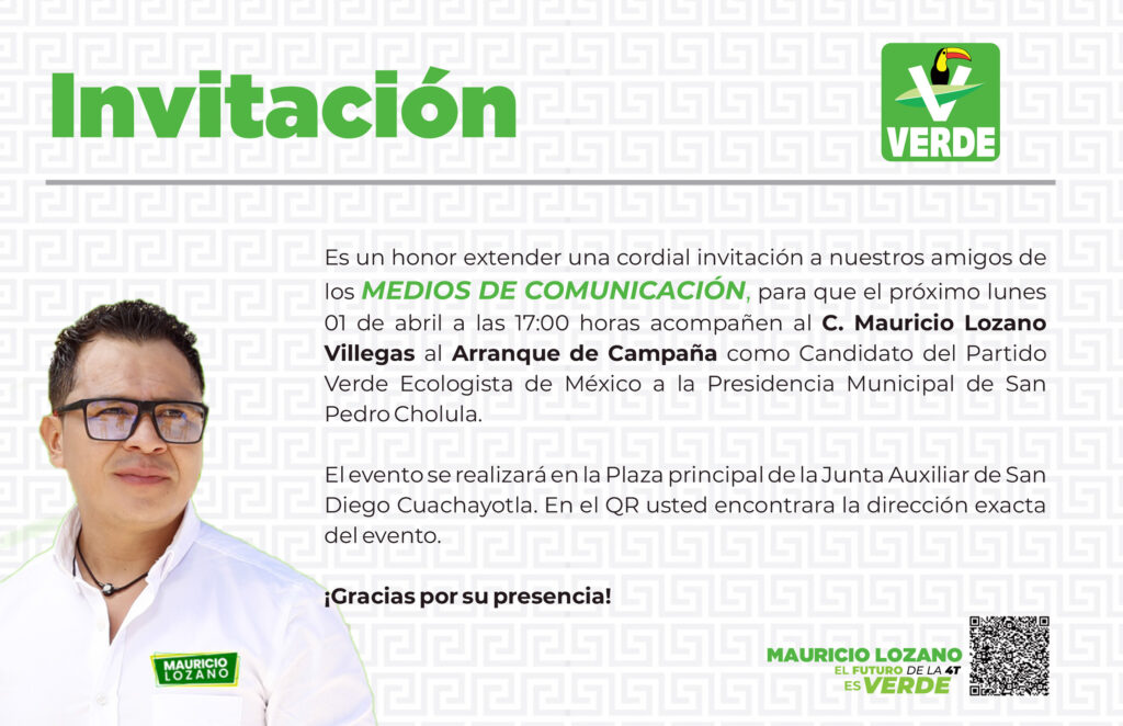 Mauricio Lozano, iniciará campaña