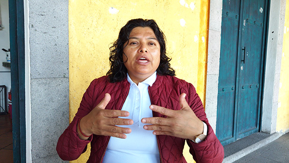 Una campaña de trabajo y propuestas: Karina Pérez Popoca
